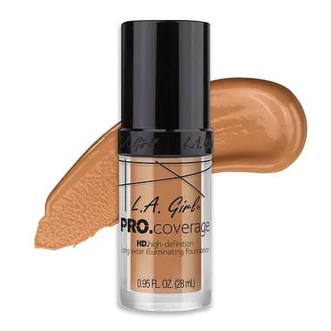 L.A GIRL PRO.COVERAGE HD LONG WEAR ILLUMINATING LIQUID FOUNDATION