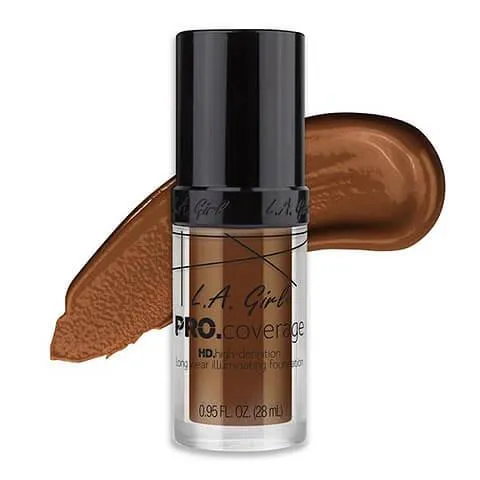 L.A GIRL PRO.COVERAGE HD LONG WEAR ILLUMINATING LIQUID FOUNDATION