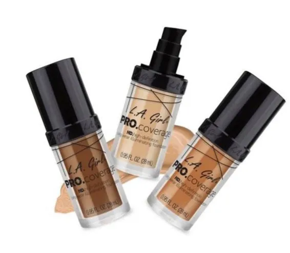L.A GIRL PRO.COVERAGE HD LONG WEAR ILLUMINATING LIQUID FOUNDATION
