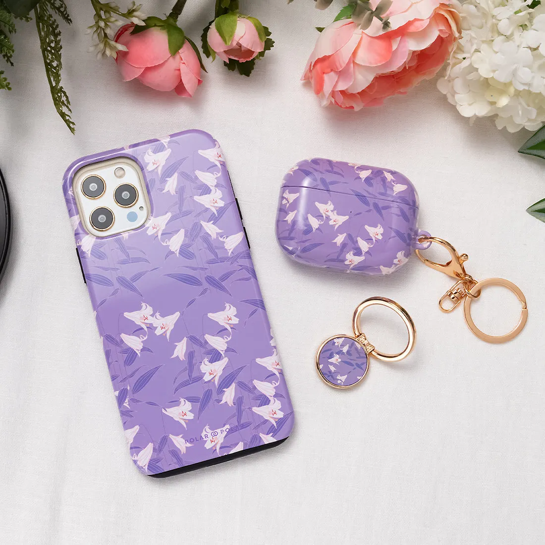 Lavender Lily Custom - iPhone 14 Plus Case