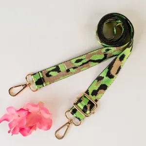 LBT003 - Animal Print Bag Strap - Green