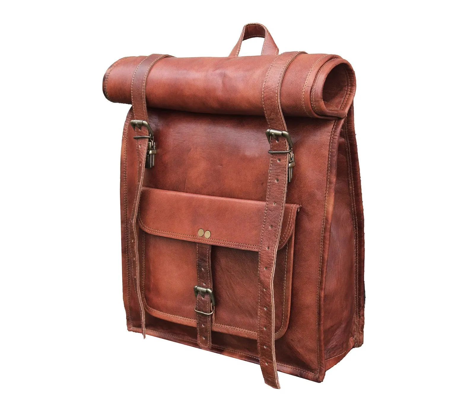 Leather Backpack, Rucksack