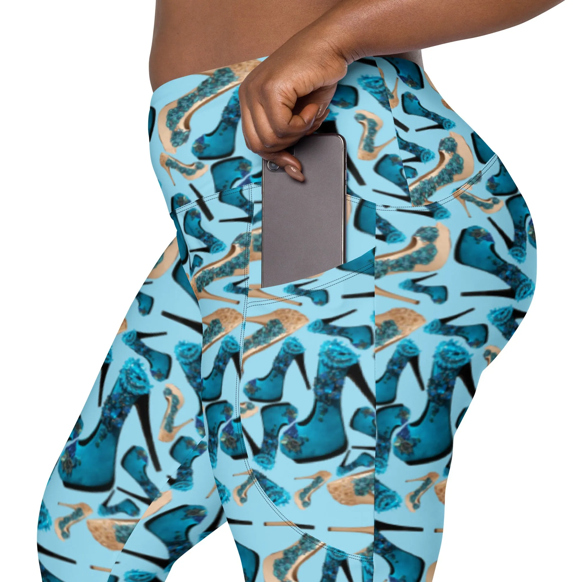 Leggings with pockets 'Travel dream'