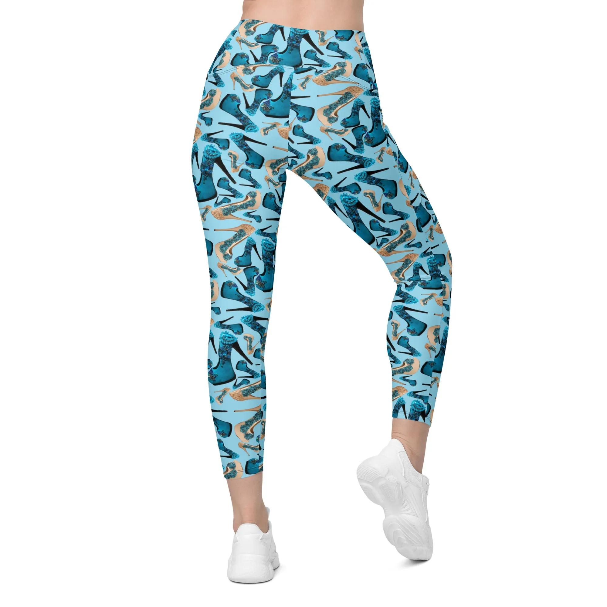 Leggings with pockets 'Travel dream'