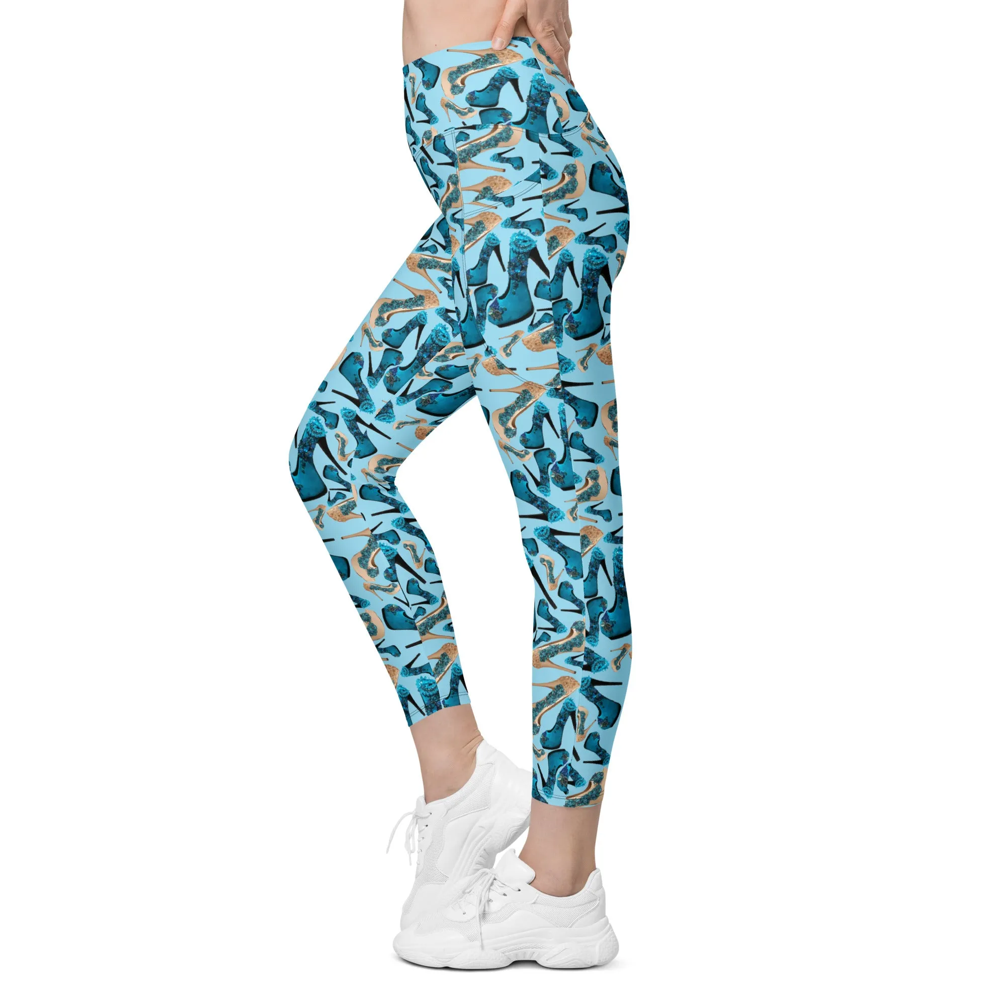 Leggings with pockets 'Travel dream'
