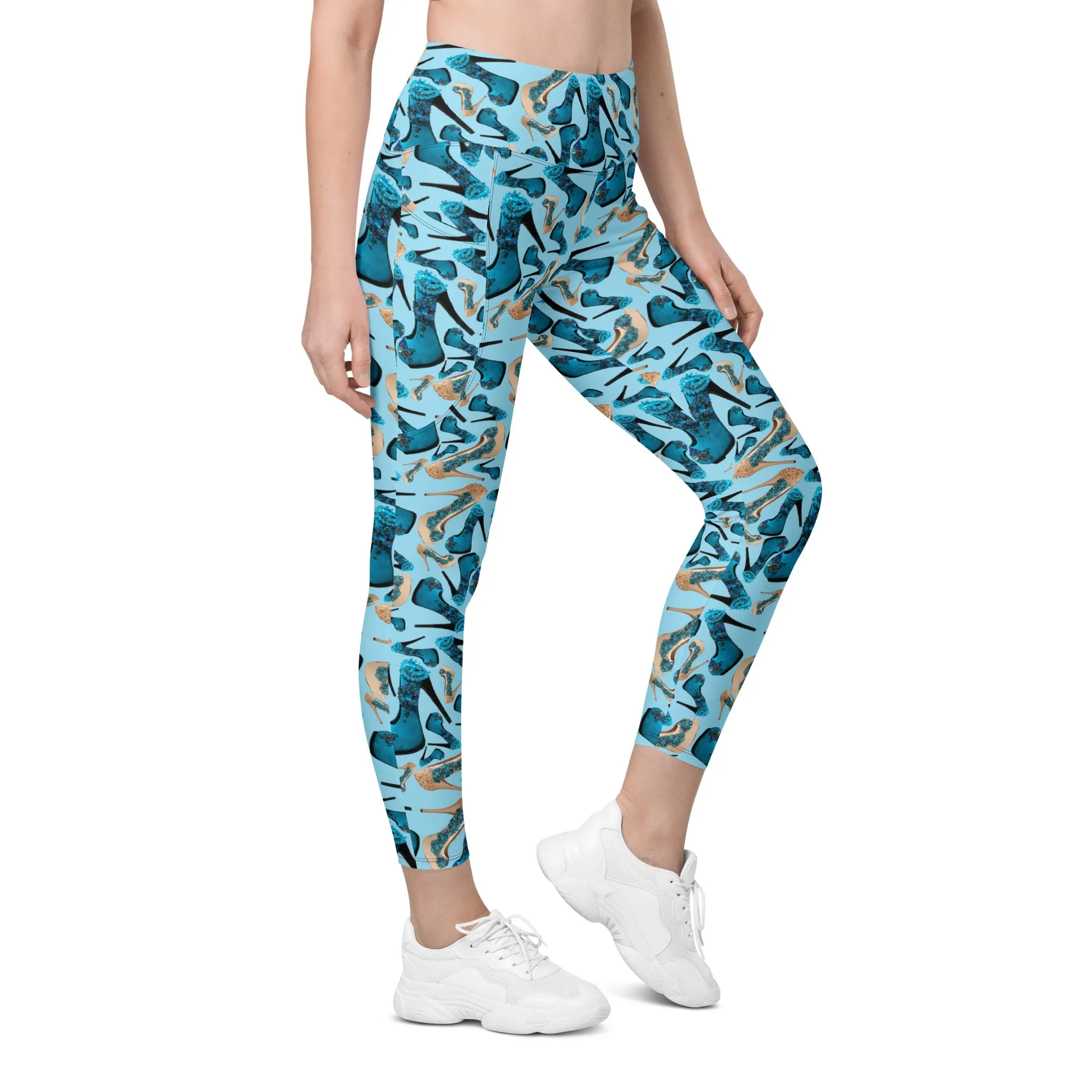 Leggings with pockets 'Travel dream'