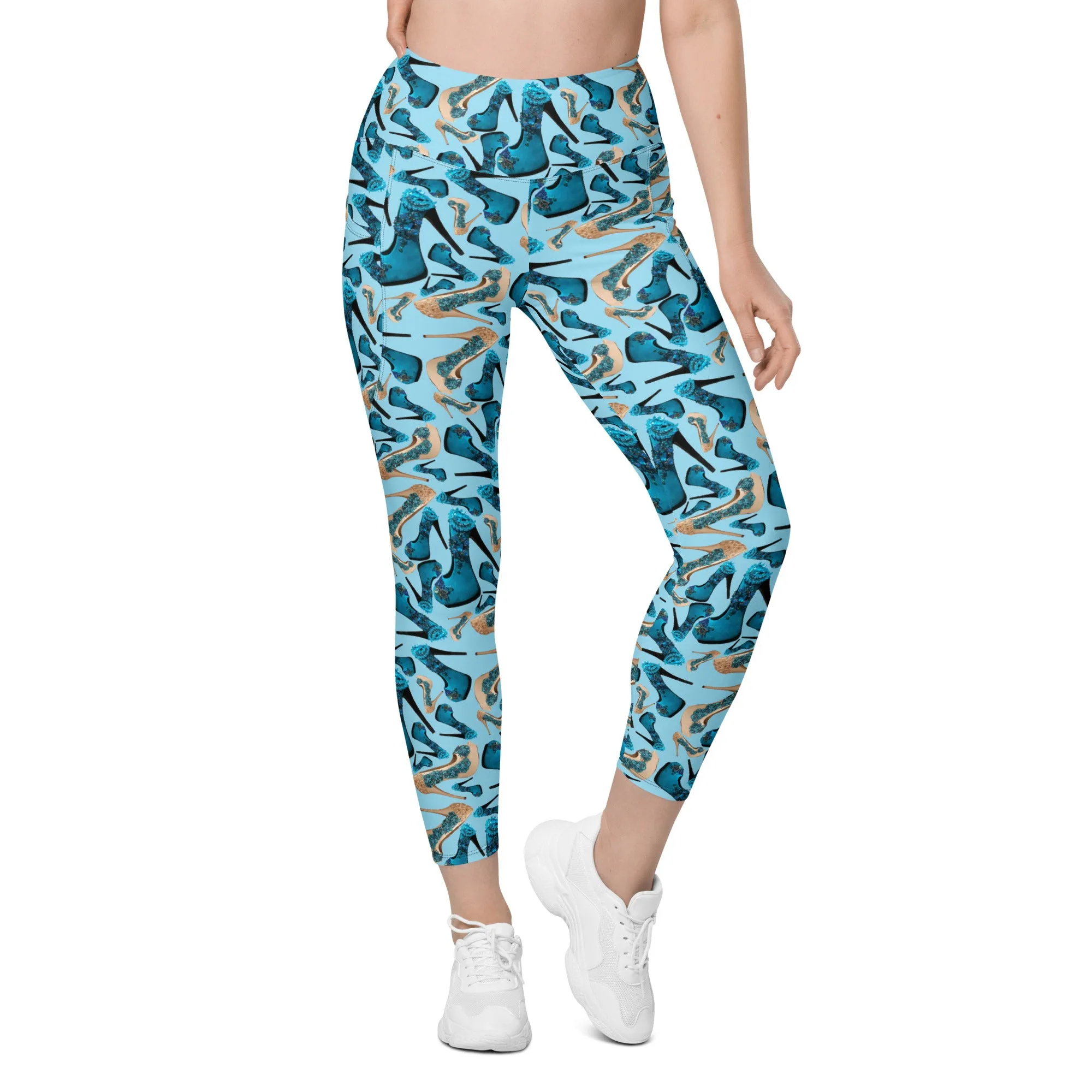 Leggings with pockets 'Travel dream'