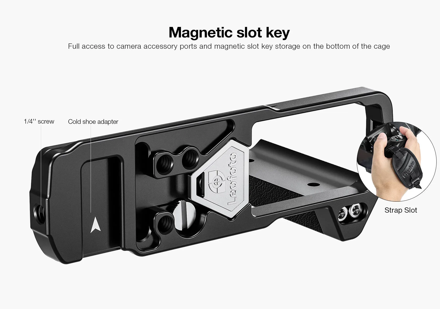 Leofoto LPP-S9 L Plate for Lumix S9 | Arca Compatible