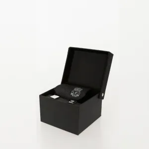 LFC Charcoal Tie & Cufflink Box Set
