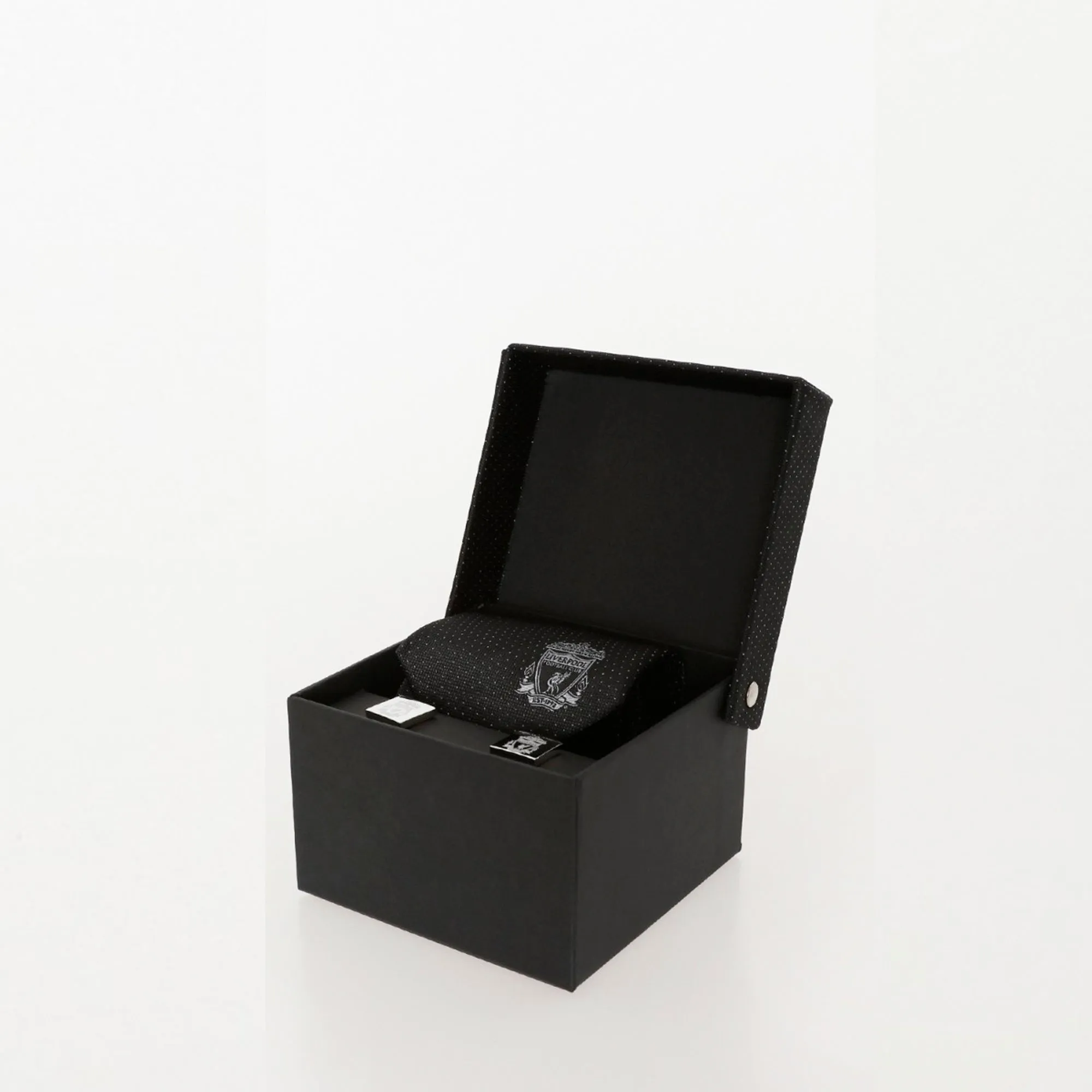 LFC Charcoal Tie & Cufflink Box Set