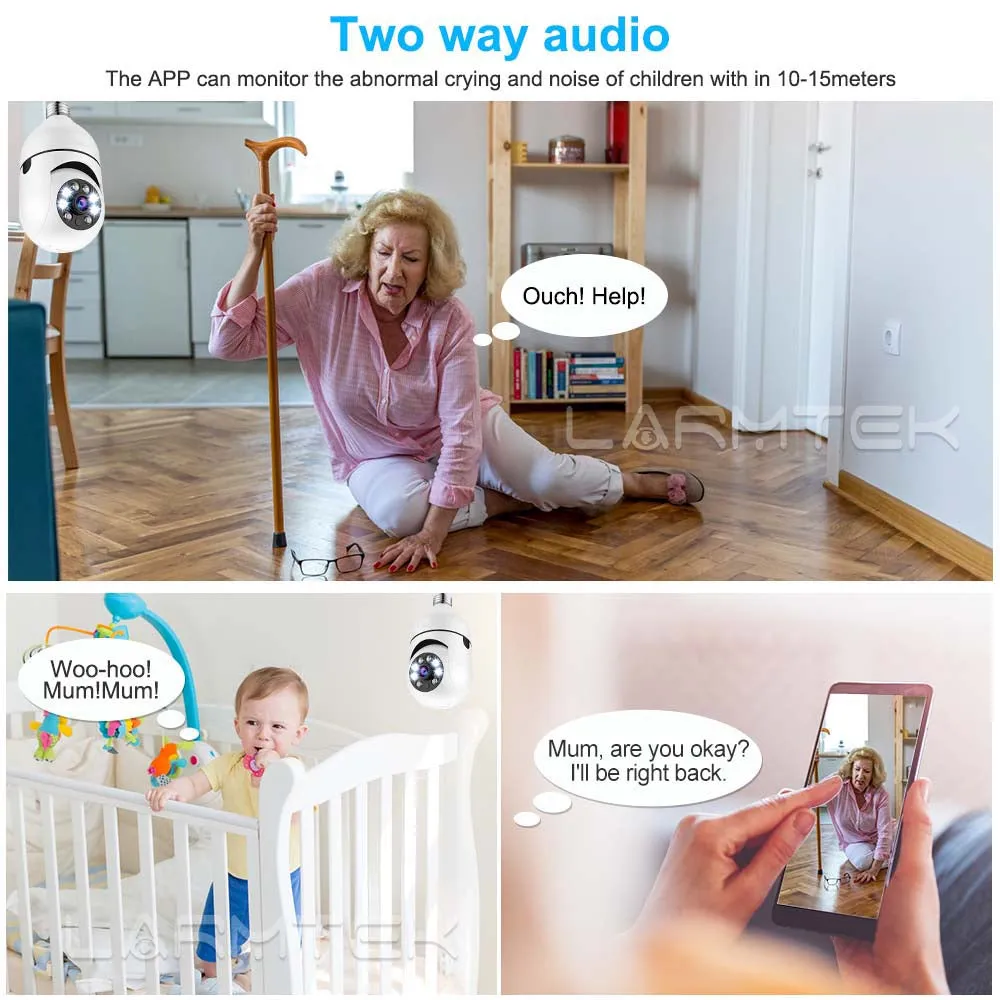 Light Bulb Camera Wifi Indoor
