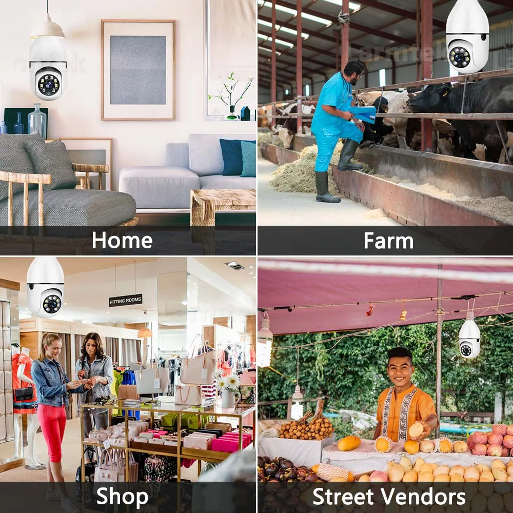 Light Bulb Camera Wifi Indoor