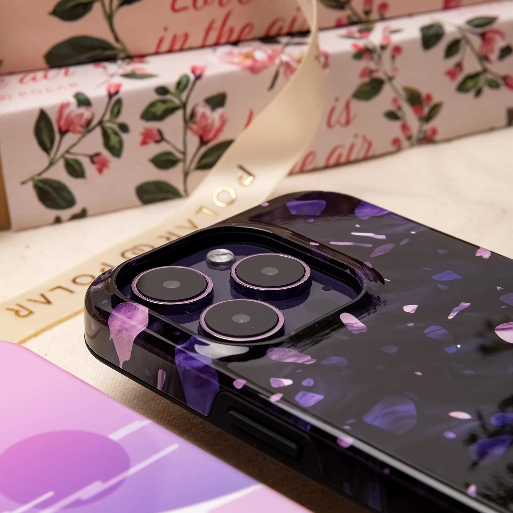 Lilac Terrazzo Gem - iPhone 14 Pro Max Case