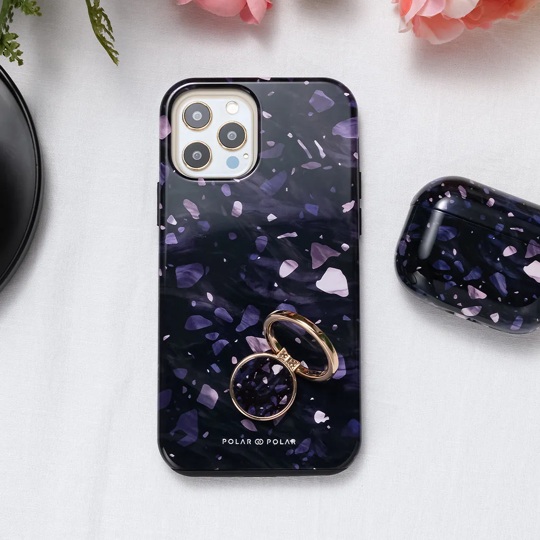Lilac Terrazzo Gem - iPhone 14 Pro Max Case