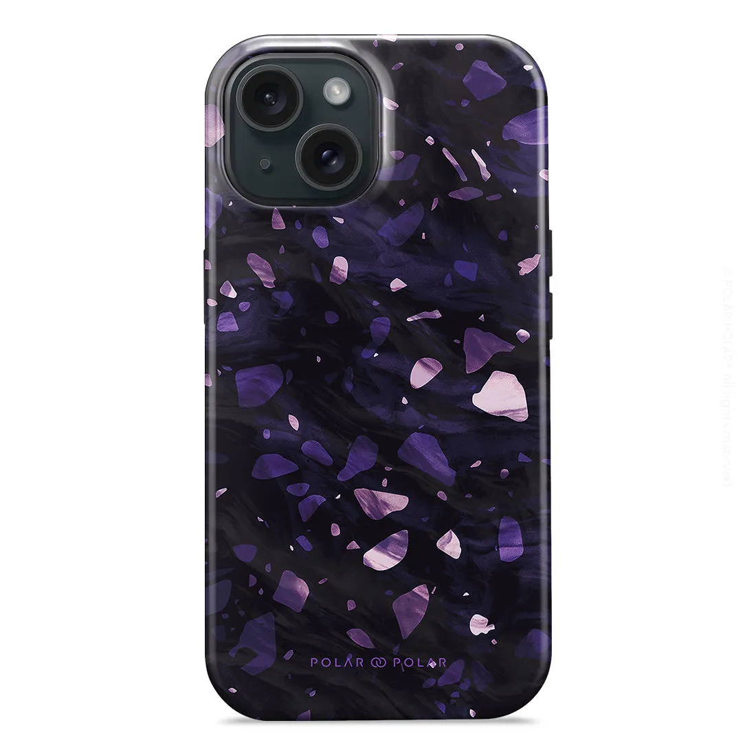 Lilac Terrazzo Gem - iPhone 15 Case