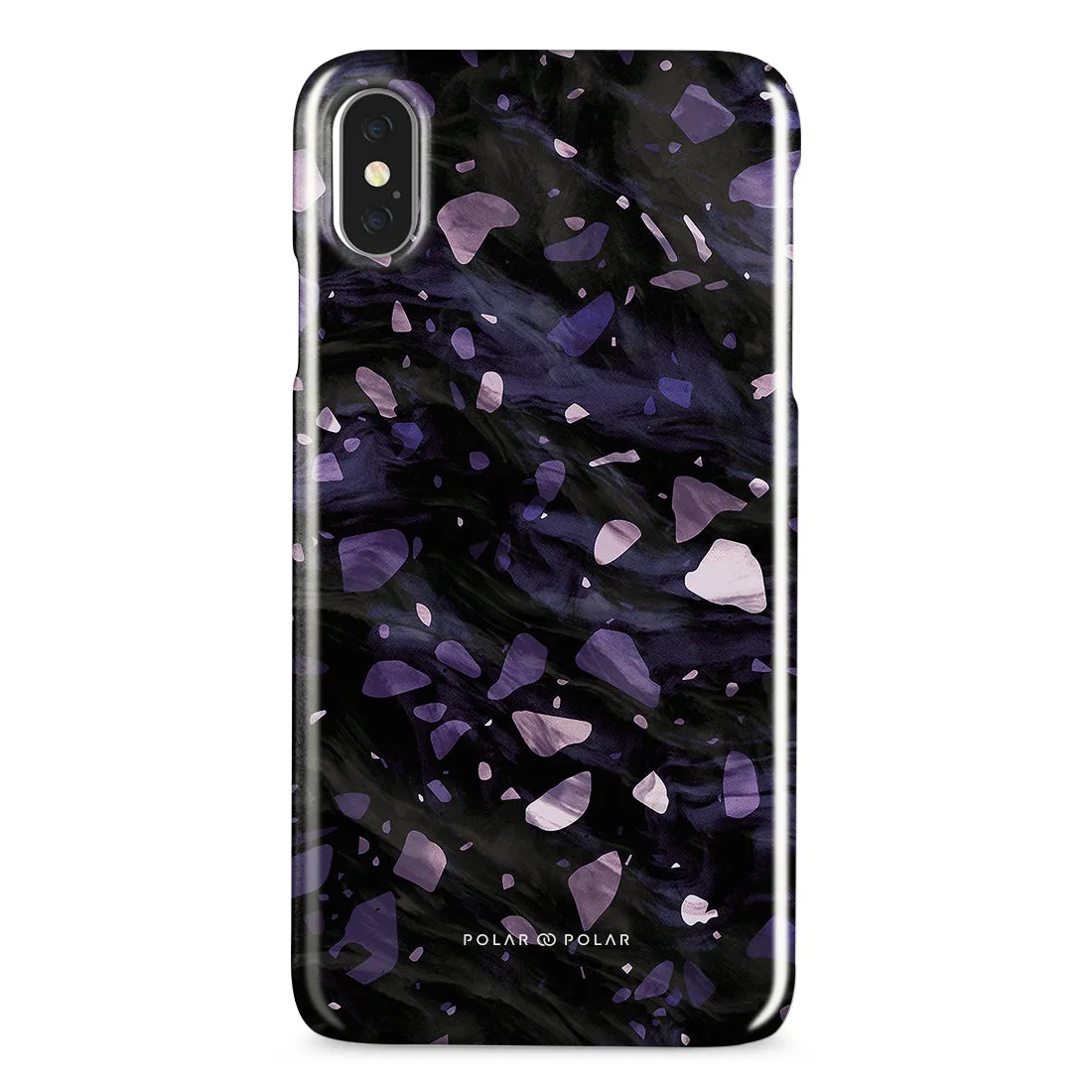 Lilac Terrazzo Gem - iPhone XS Max Case
