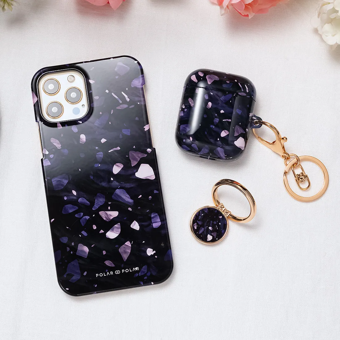 Lilac Terrazzo Gem - Samsung Galaxy S10E Case