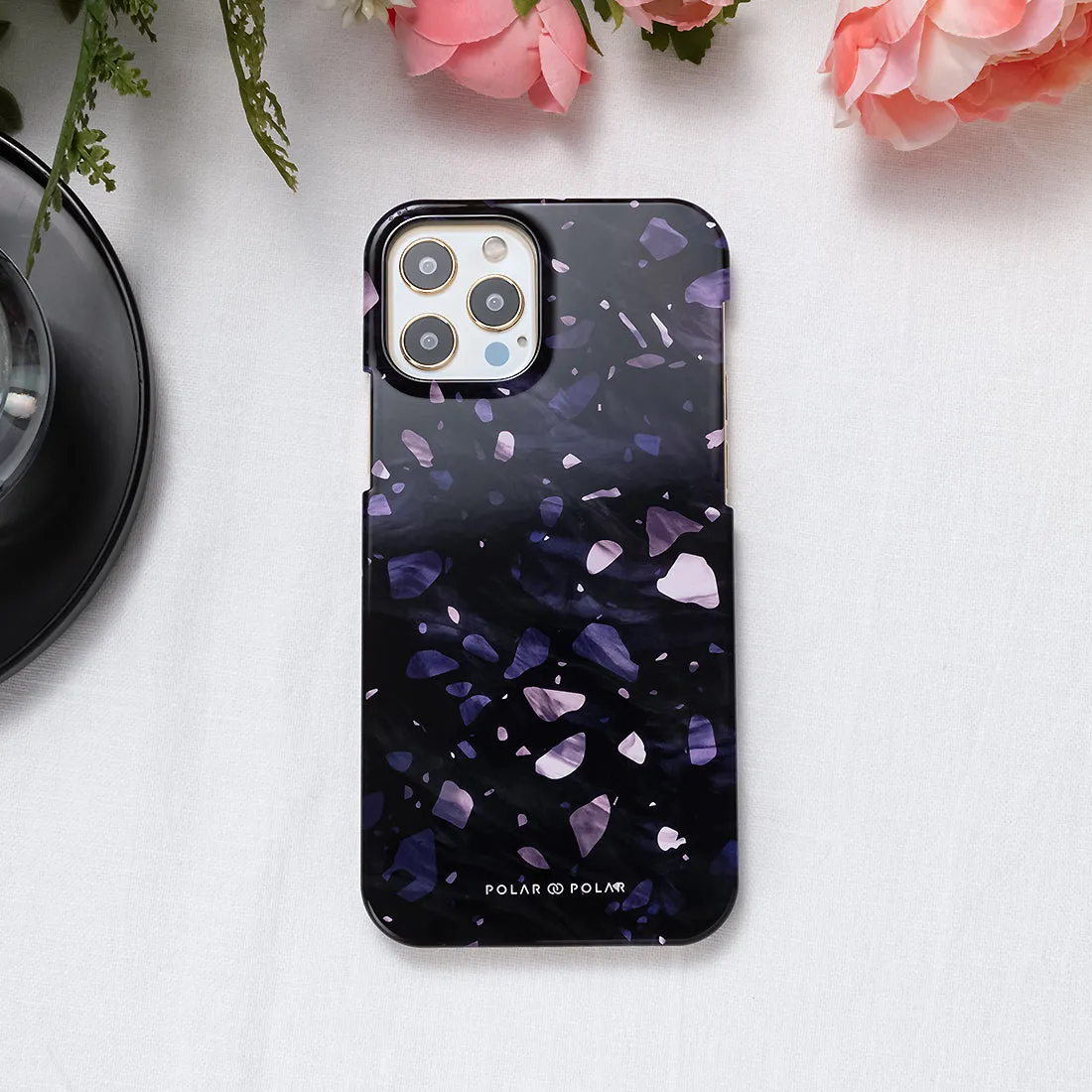 Lilac Terrazzo Gem - Samsung Galaxy S10E Case