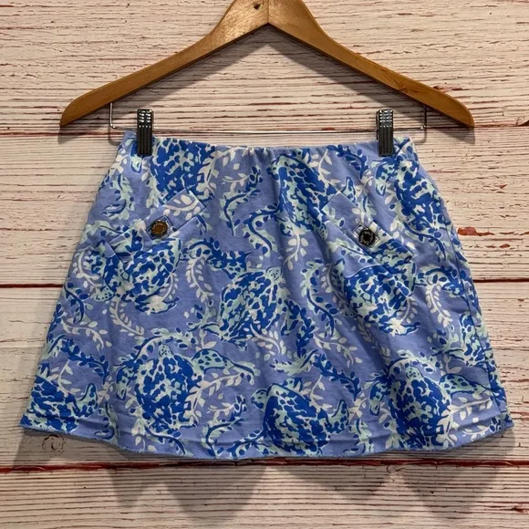 Lilly Pulitzer Madison Skort in Periwinkle Blue Turtlely Awesome Sz XS