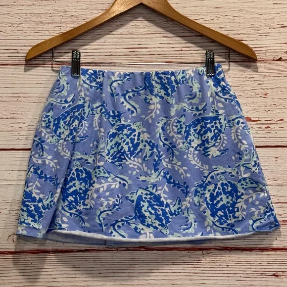 Lilly Pulitzer Madison Skort in Periwinkle Blue Turtlely Awesome Sz XS