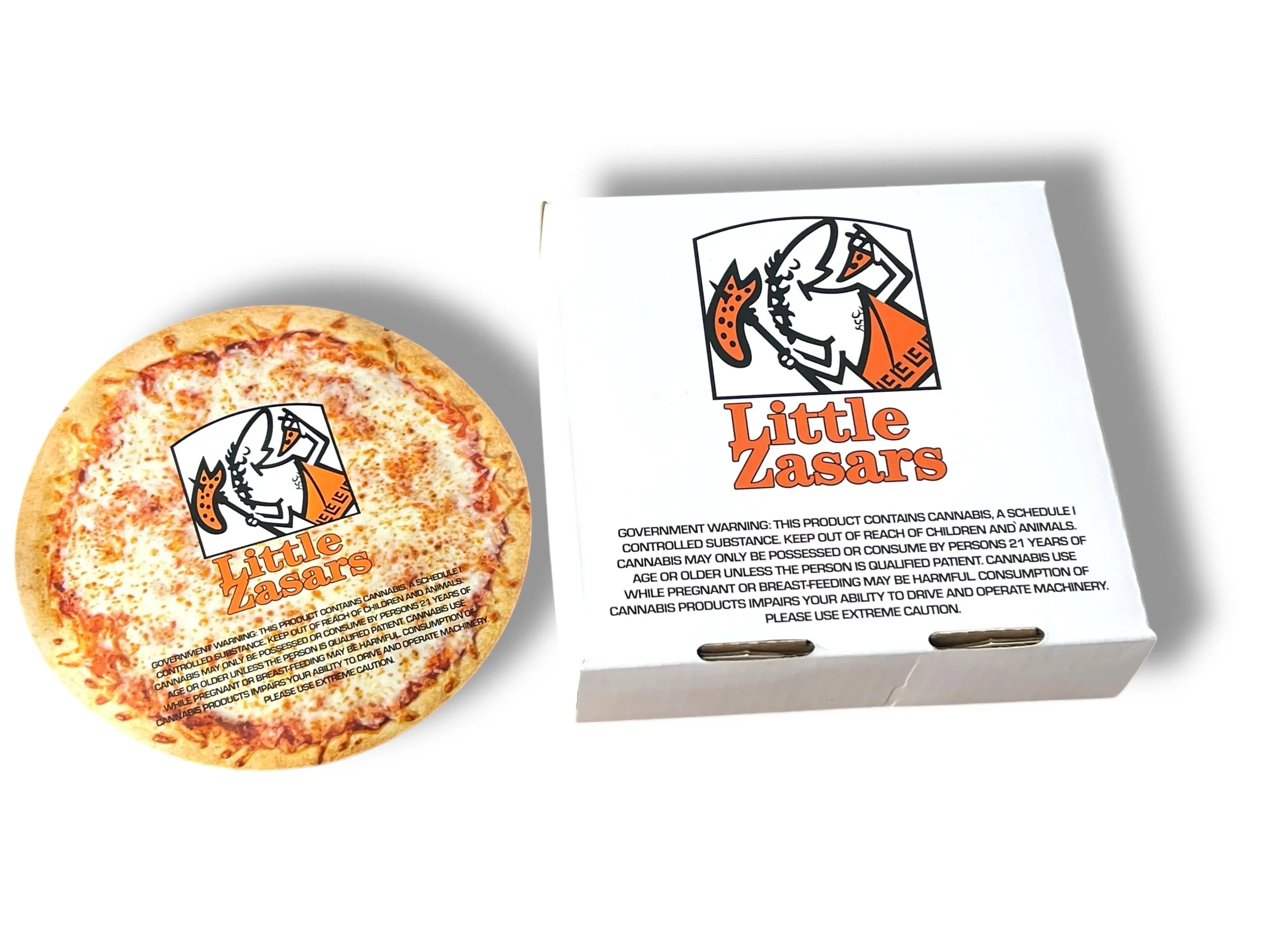 Little Zasars Pizza Box Mylar Bag with Boxes 3.5 Grams