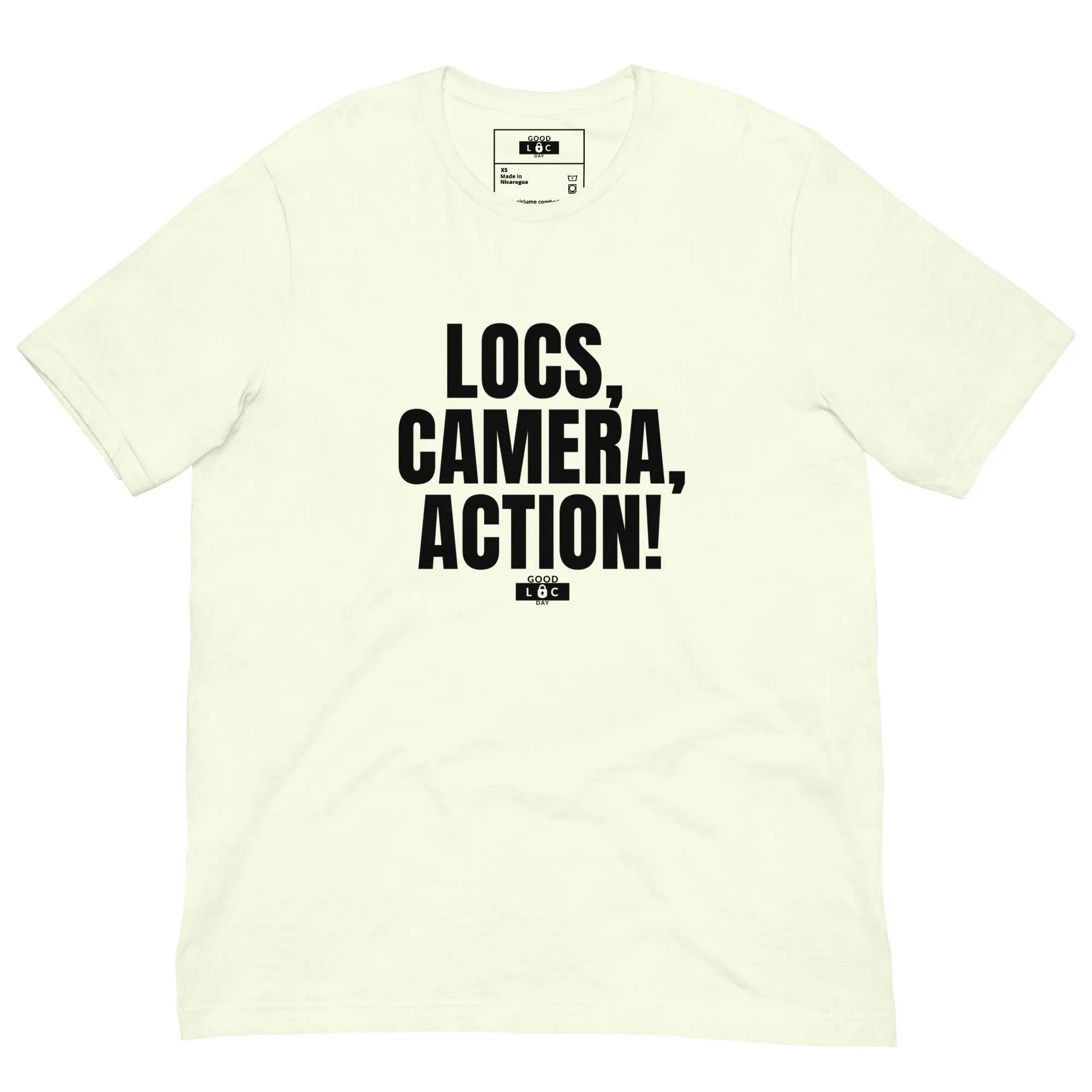 LOCS, CAMERA, ACTION t-shirt