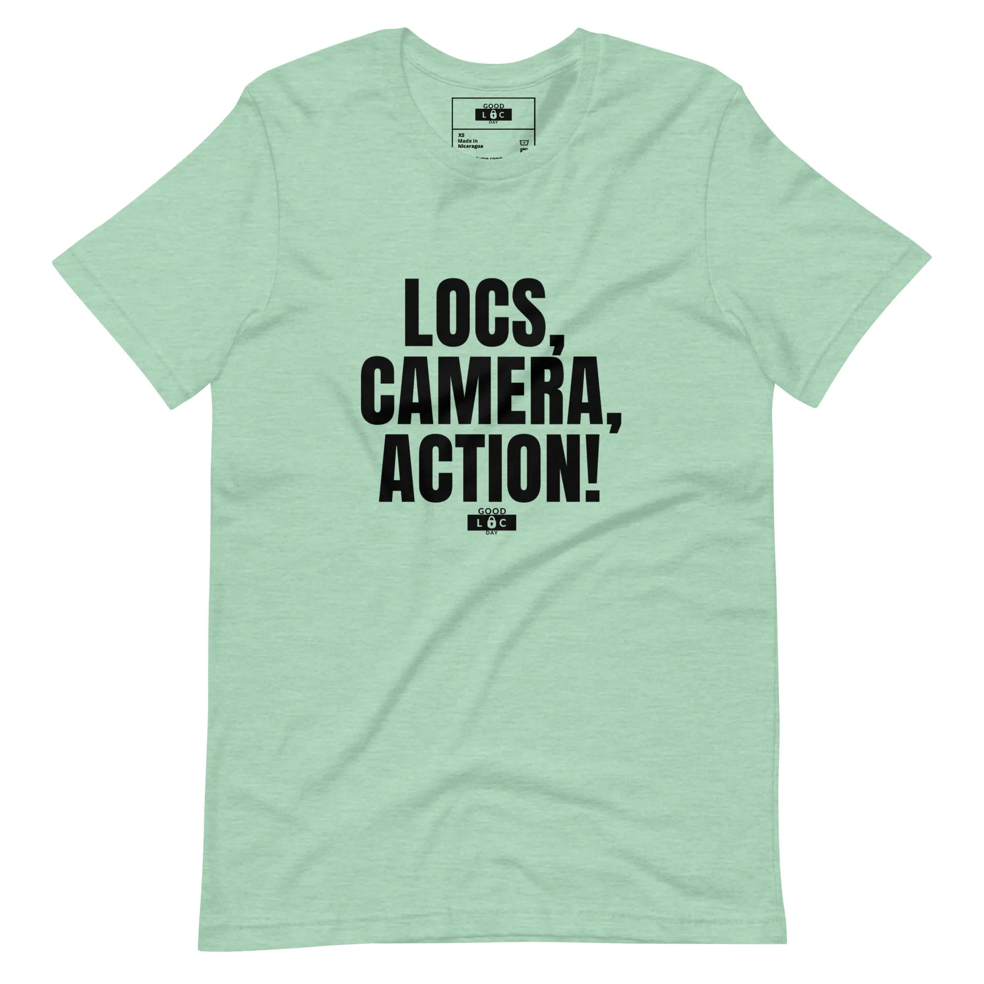 LOCS, CAMERA, ACTION! t-shirt