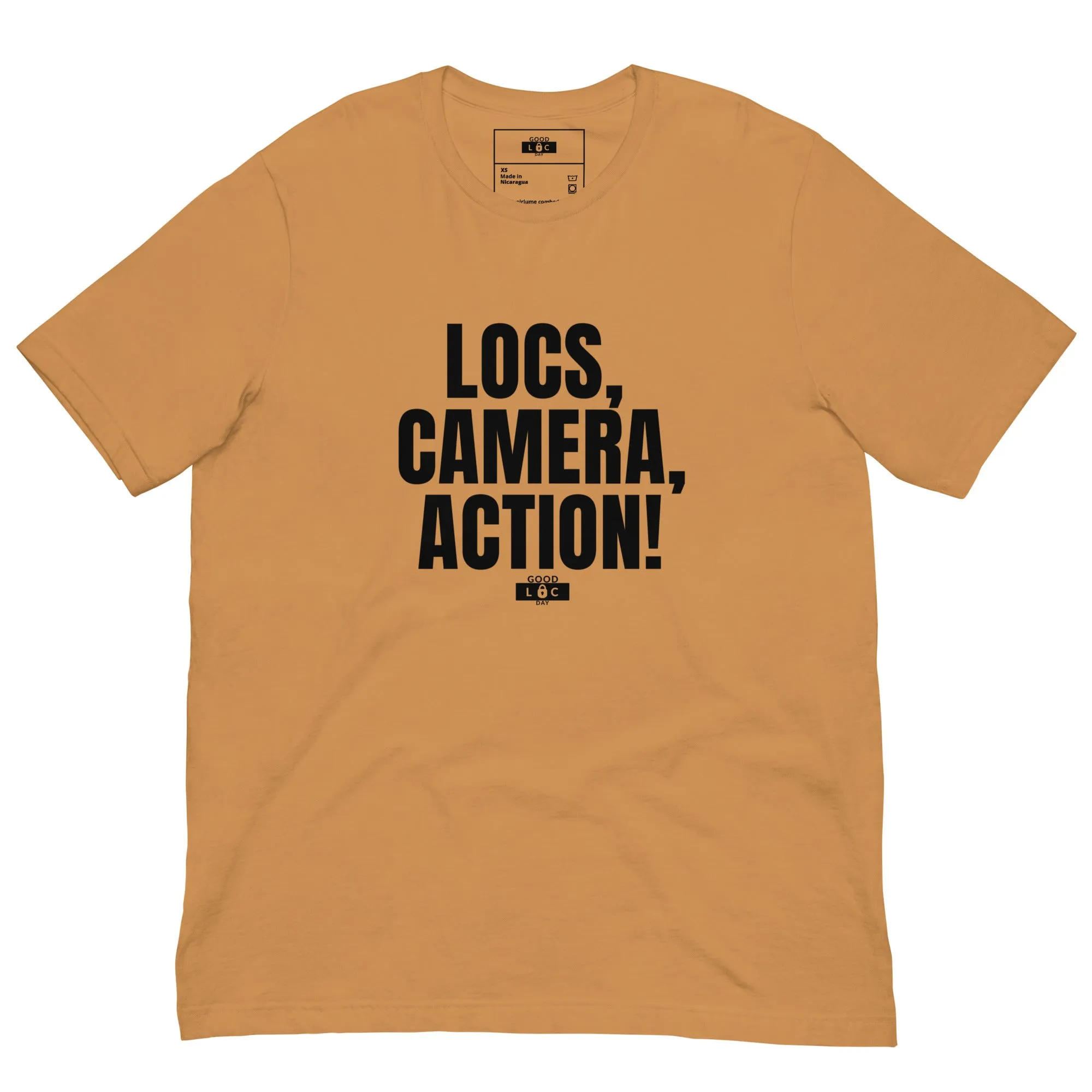 LOCS, CAMERA, ACTION t-shirt