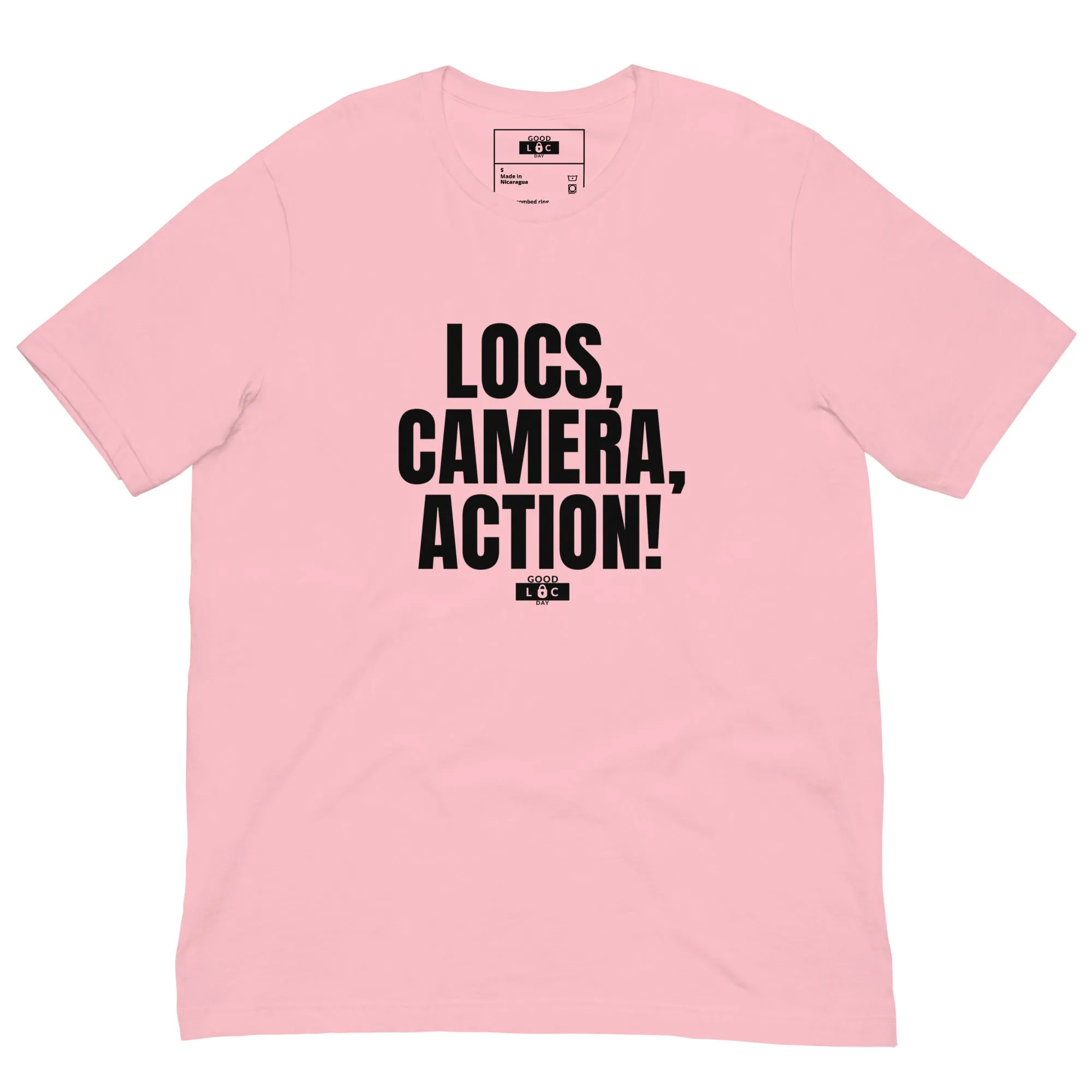 LOCS, CAMERA, ACTION t-shirt