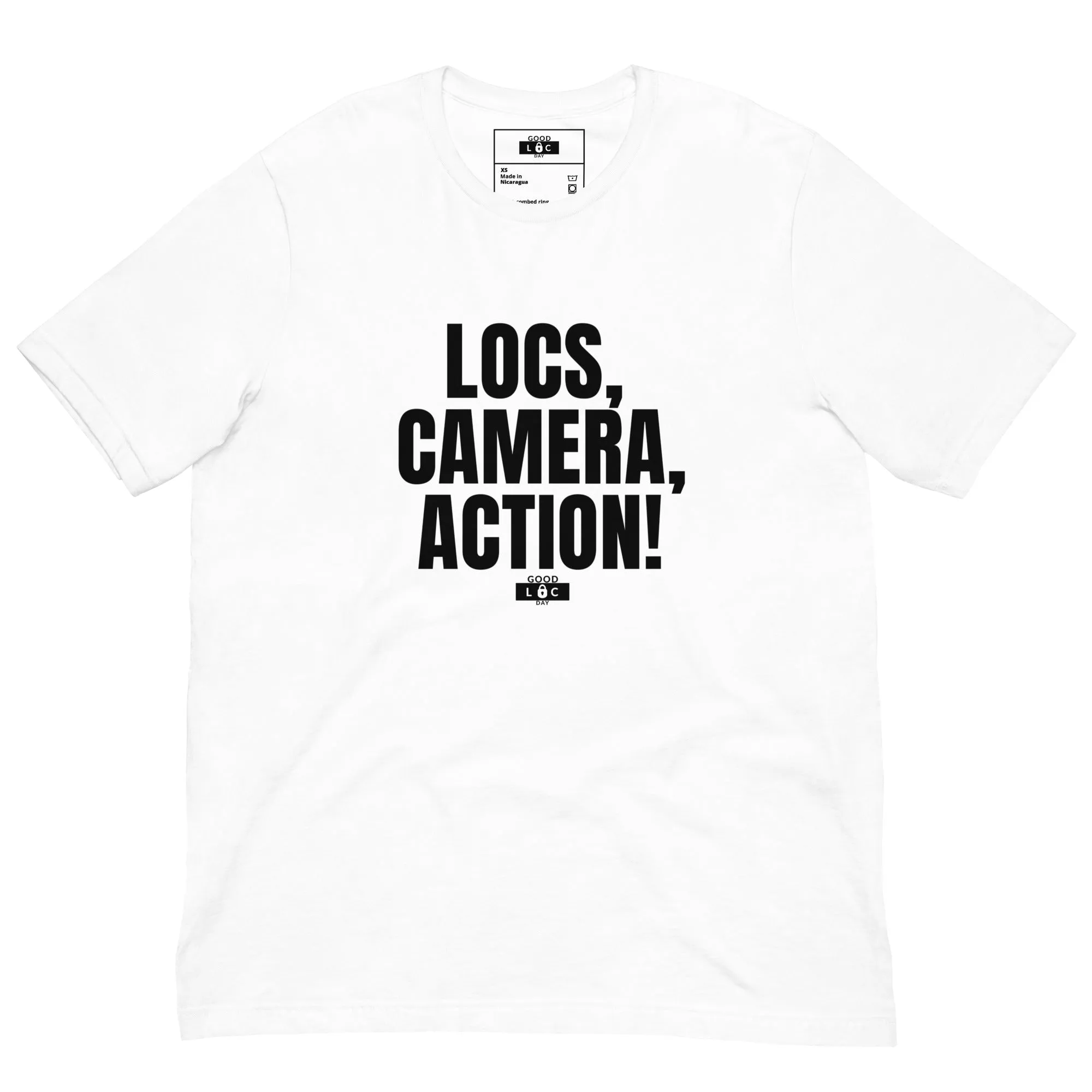 LOCS, CAMERA, ACTION t-shirt
