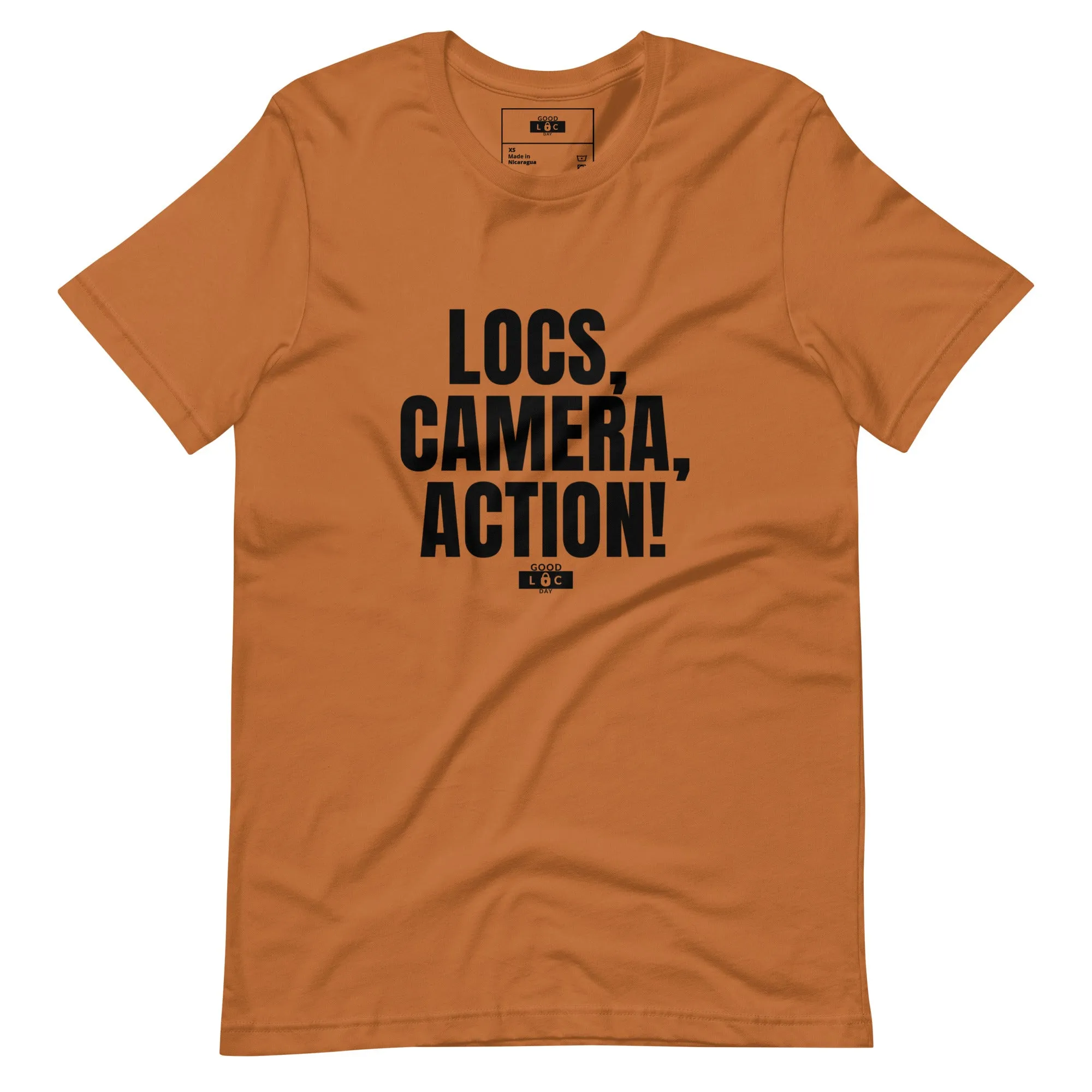 LOCS, CAMERA, ACTION! t-shirt