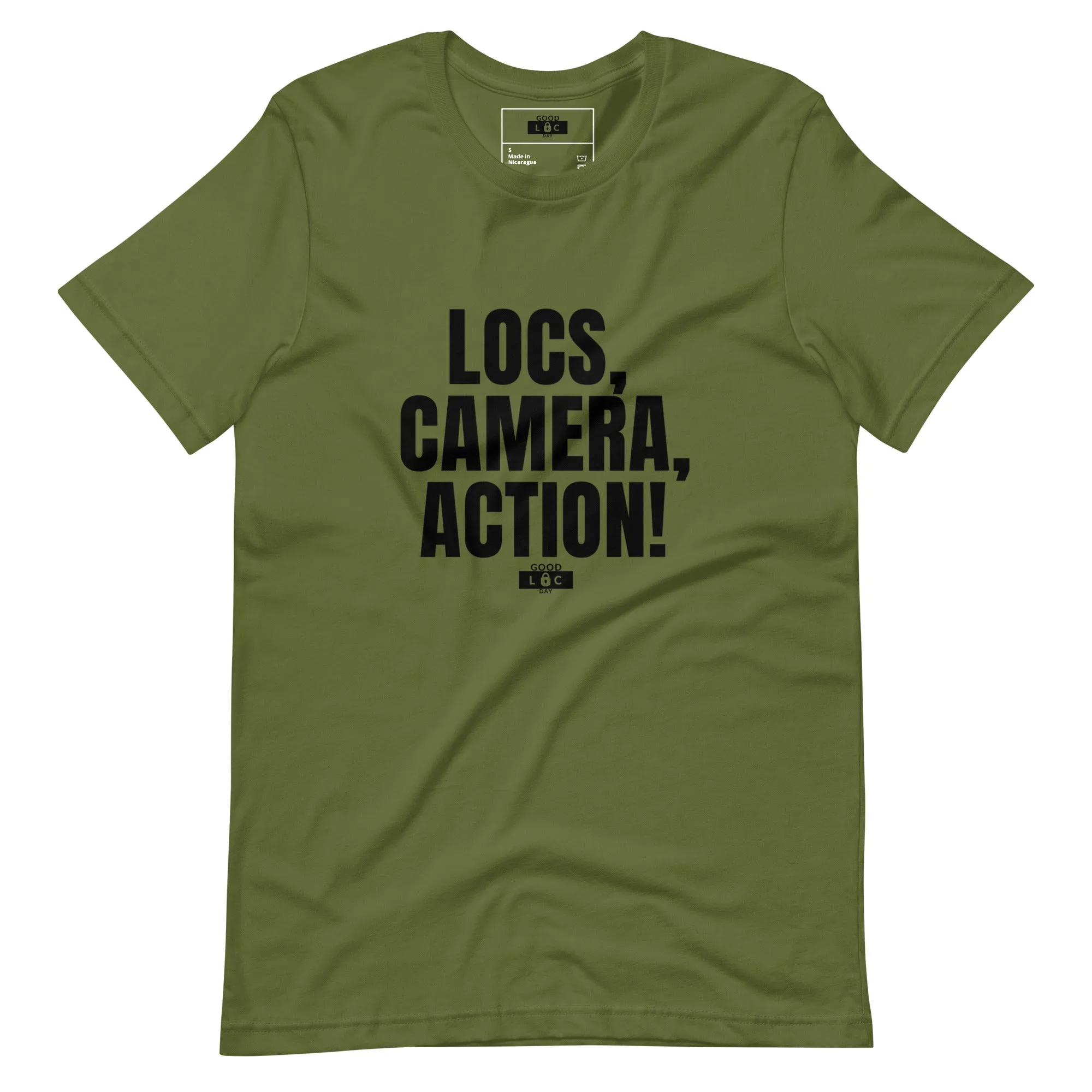 LOCS, CAMERA, ACTION! t-shirt