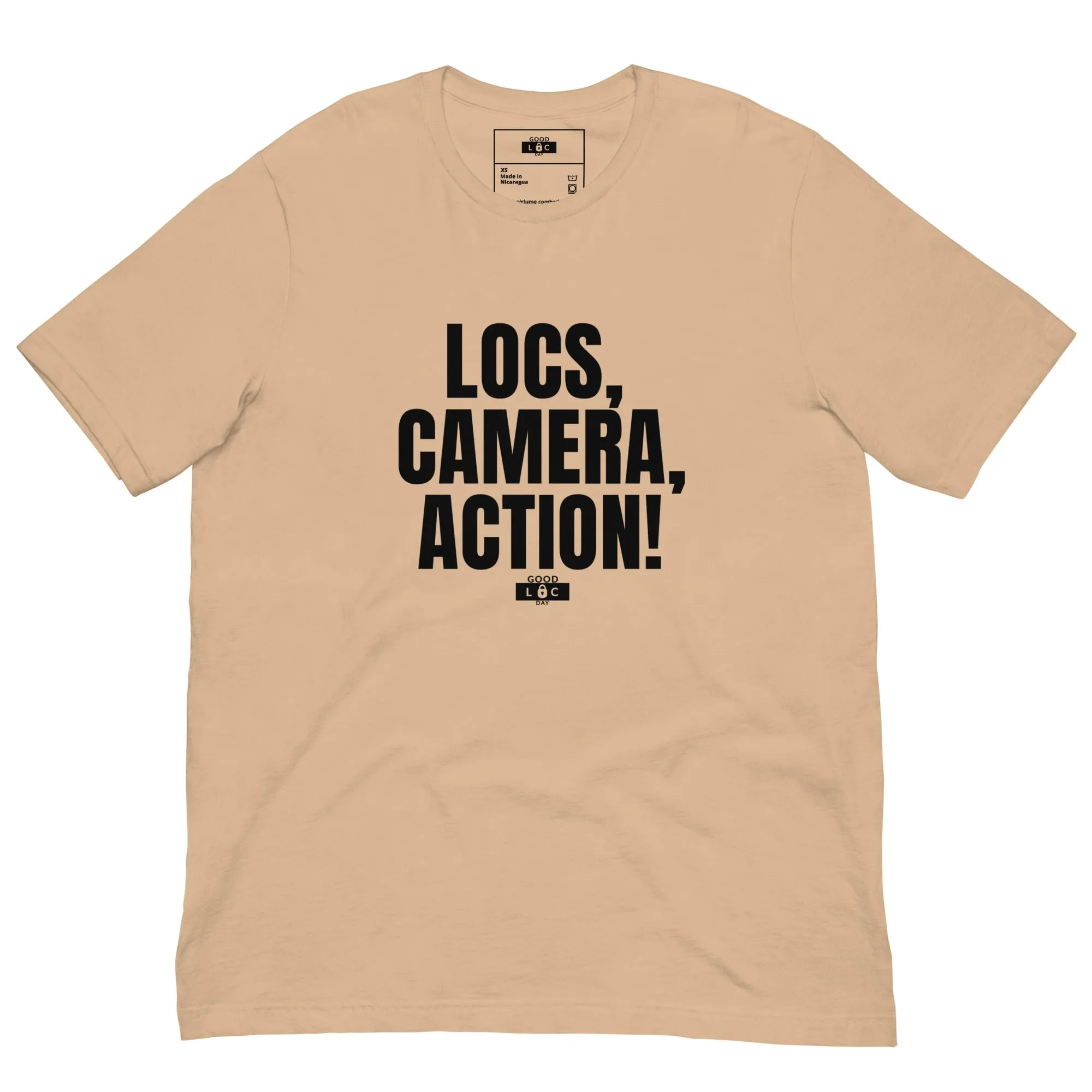 LOCS, CAMERA, ACTION t-shirt