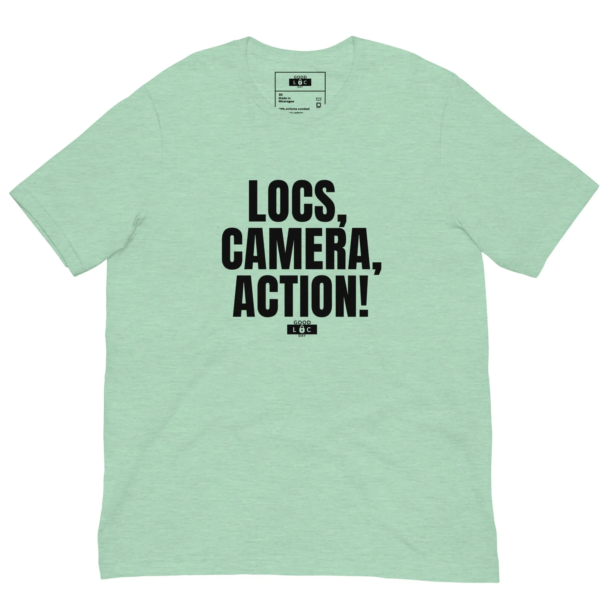LOCS, CAMERA, ACTION t-shirt