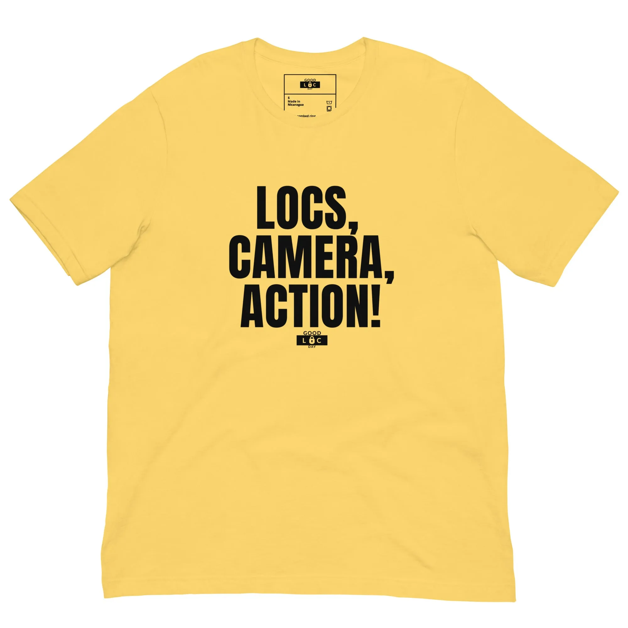 LOCS, CAMERA, ACTION t-shirt