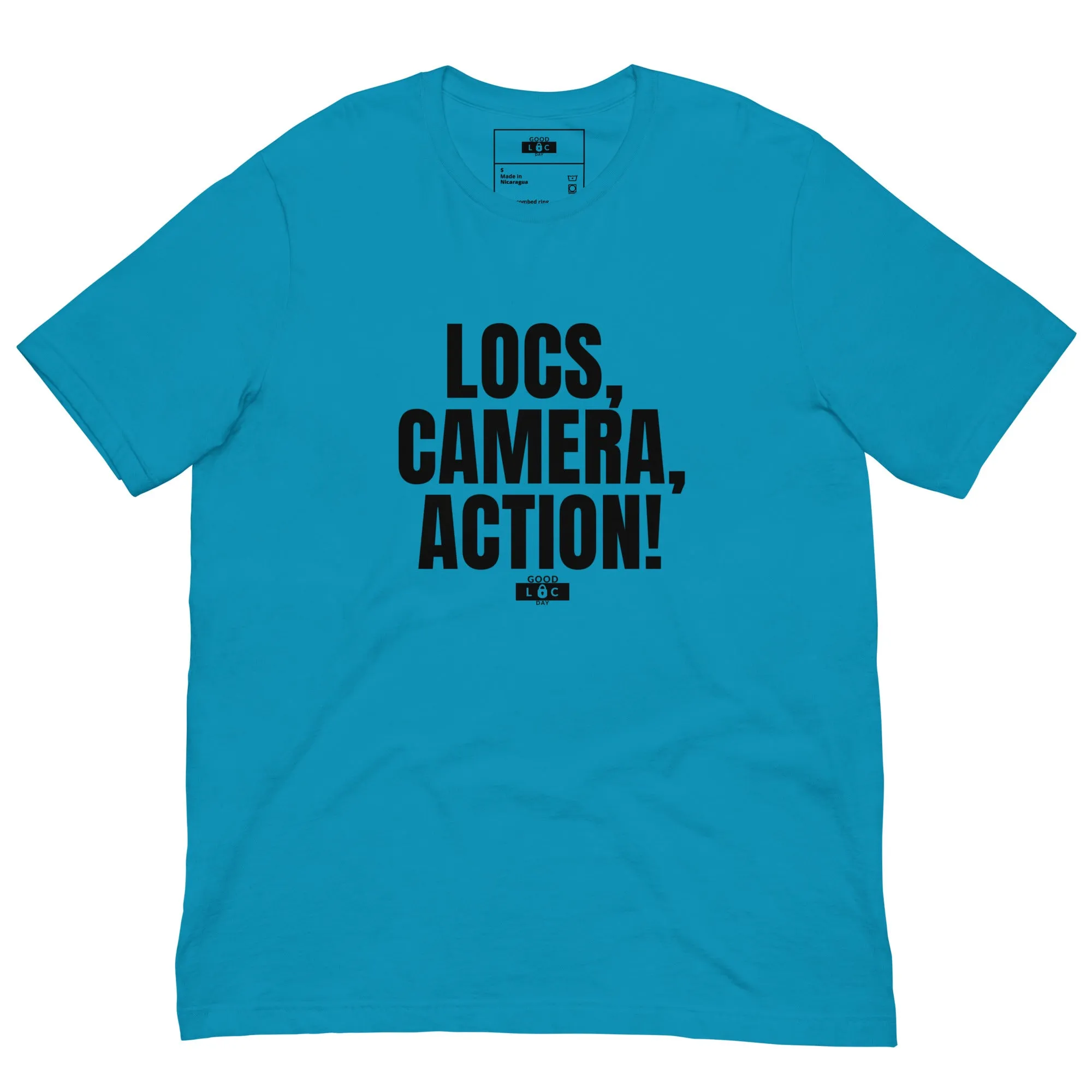 LOCS, CAMERA, ACTION t-shirt