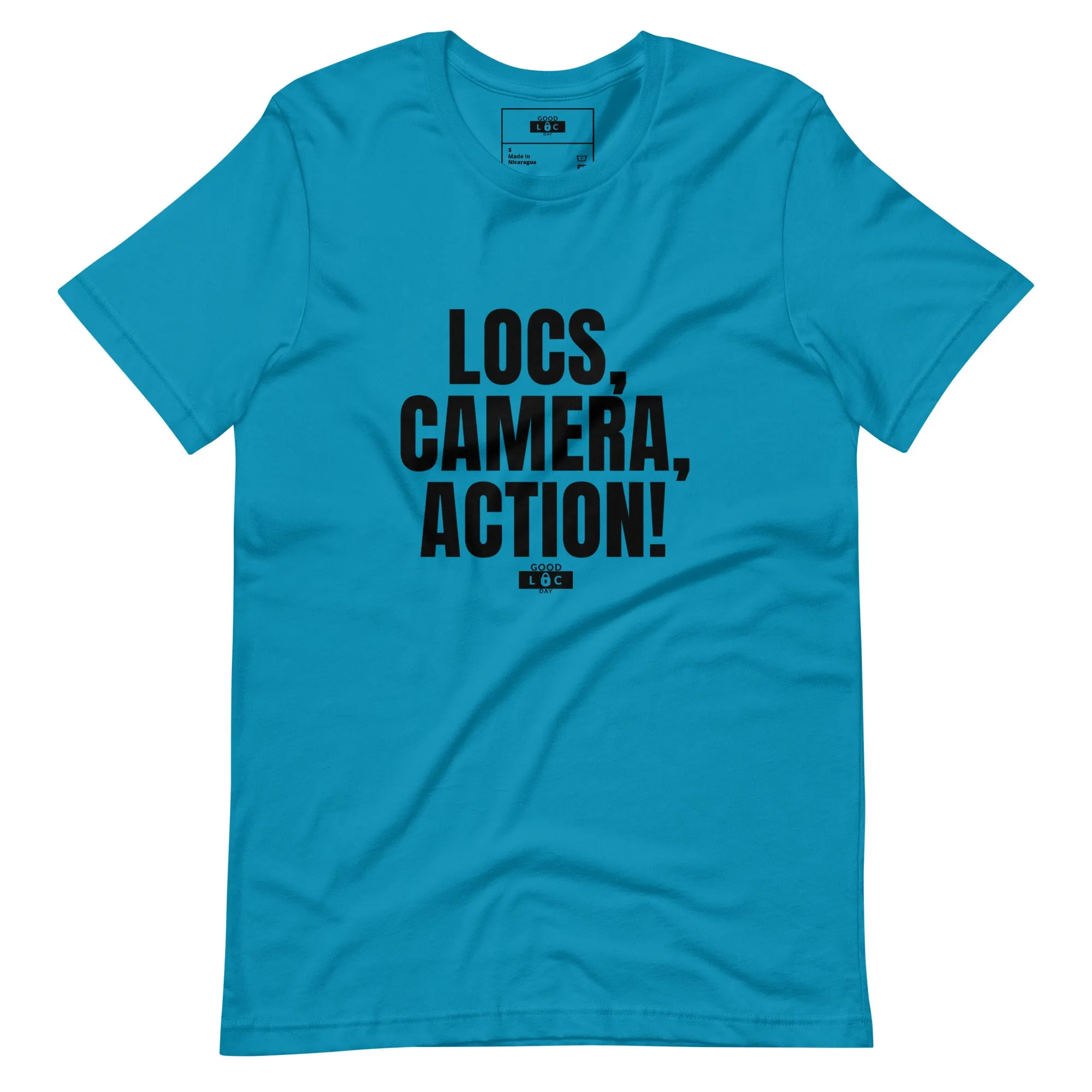LOCS, CAMERA, ACTION! t-shirt