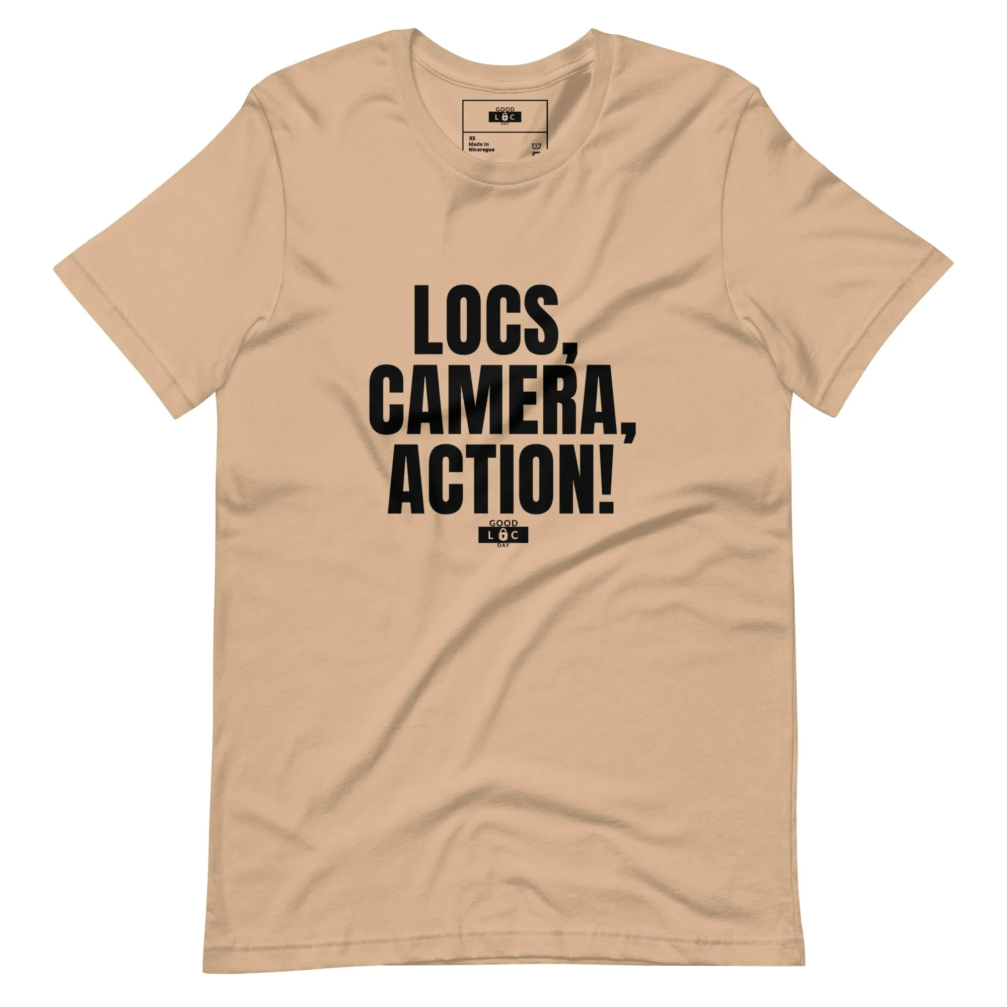 LOCS, CAMERA, ACTION! t-shirt