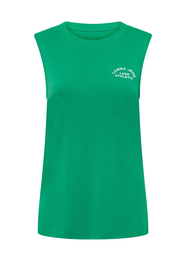 Lorna Jane Lotus Muscle Tank - Sea Glass
