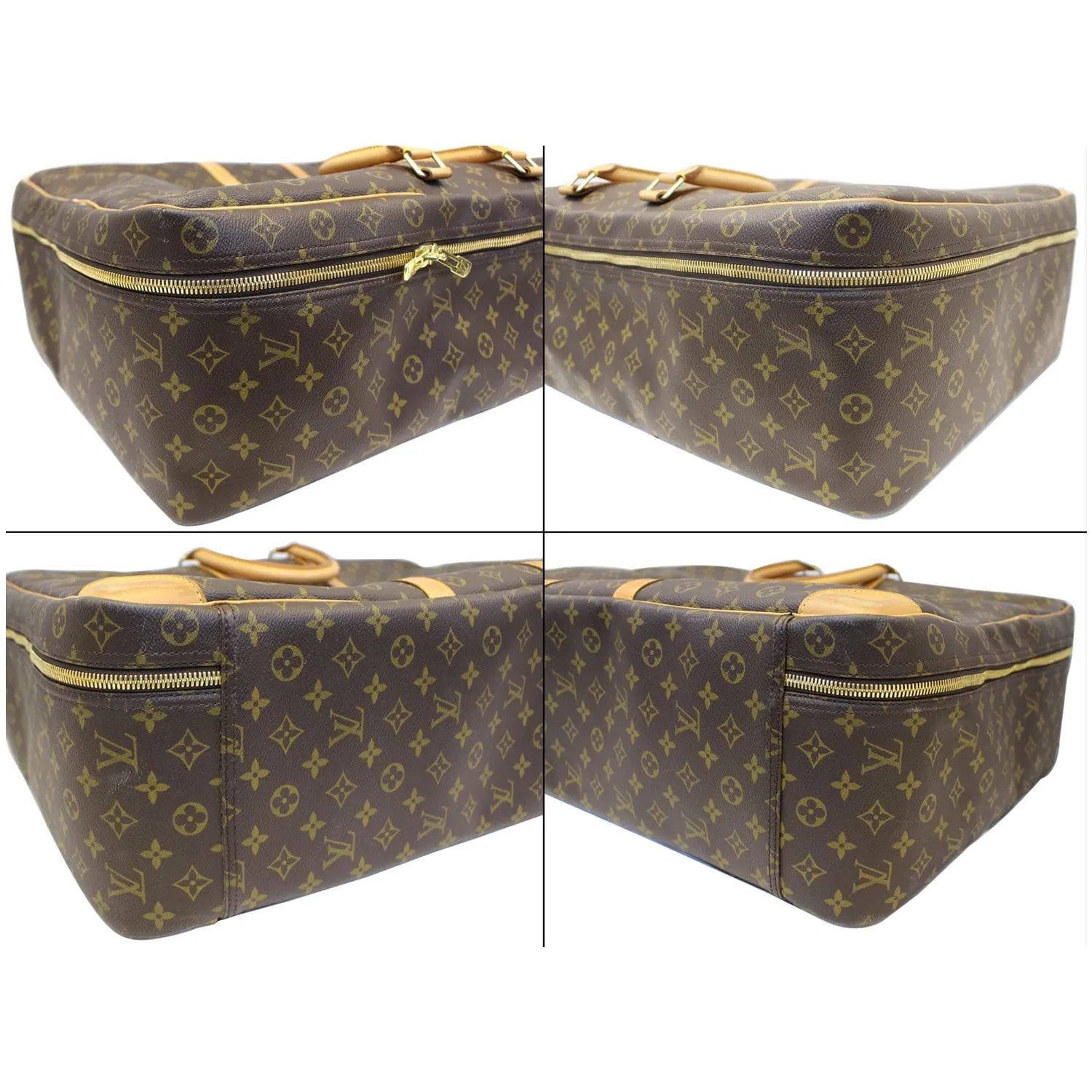 LOUIS VUITTON Sirius 55 Monogram Canvas Suitcase Travel Bag