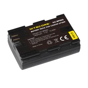 LP-E6N (1900mAh) Battery Pack for Canon (NC-BP005)