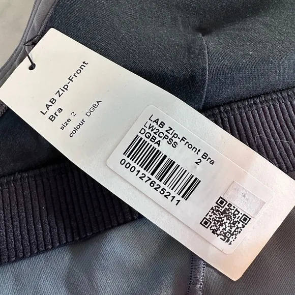 Lululemon LAB Zip Front Bra