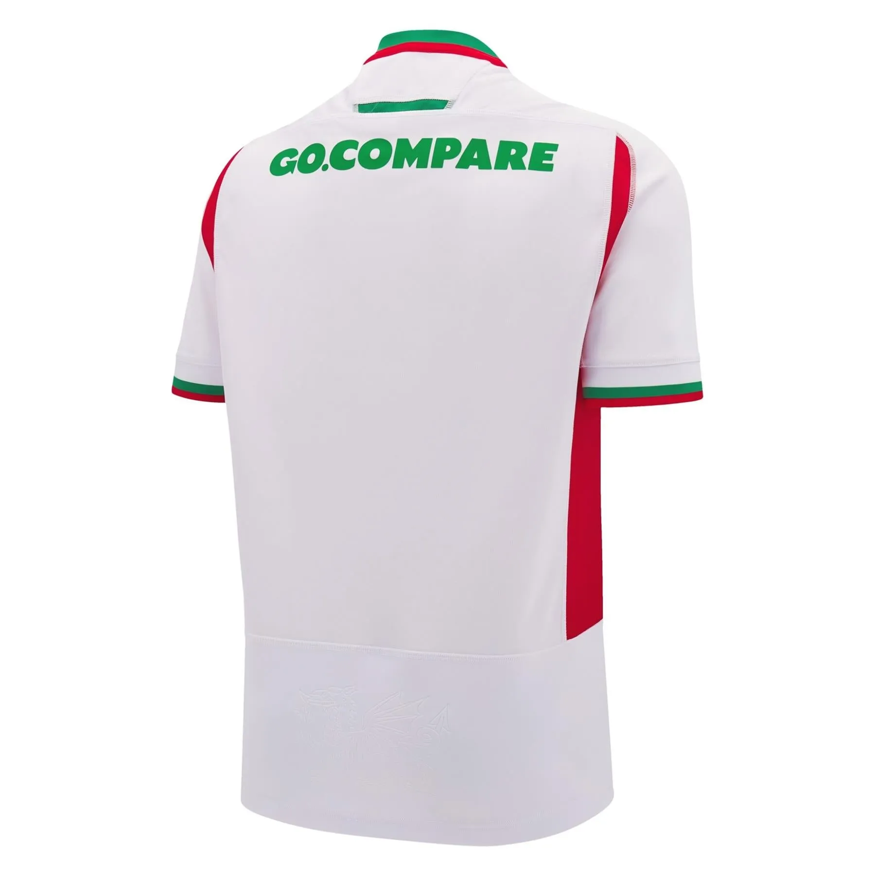 Macron Wales Rugby Mens Alternate Replica Shirt | White | 2024/25