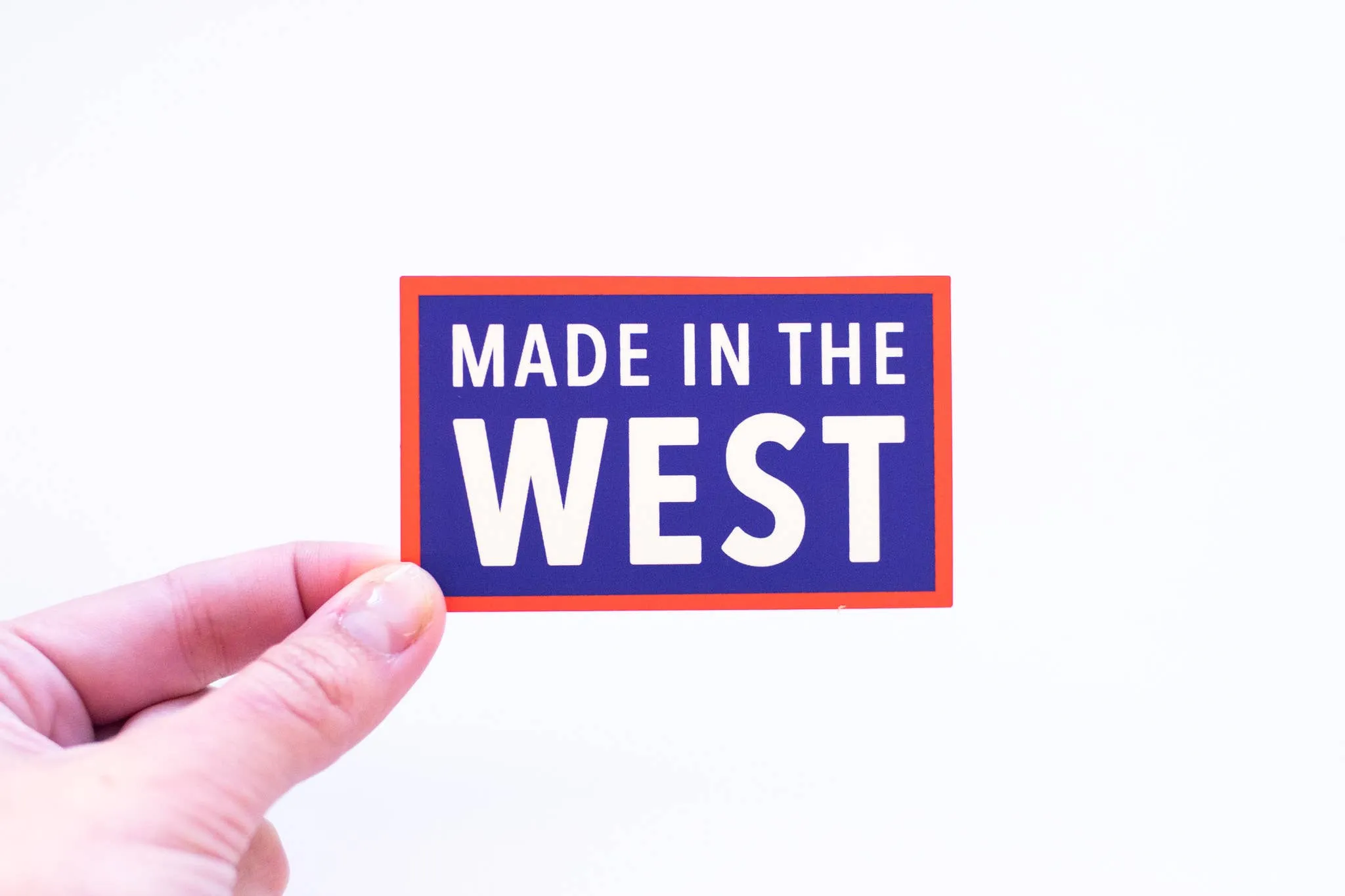 Made in the west Vinyl Sticker