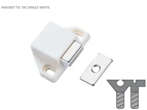 MAGNET TIC TAC SINGLE WHITE 35MM
