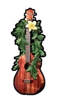 Maile Ukulele Decal