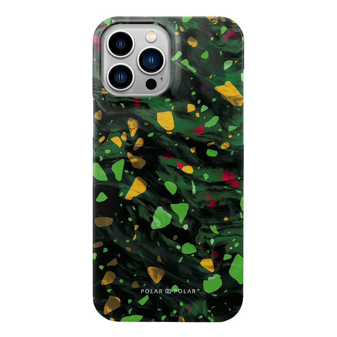 Malachite Terrazzo Gem Custom - iPhone 13 Pro Max Case