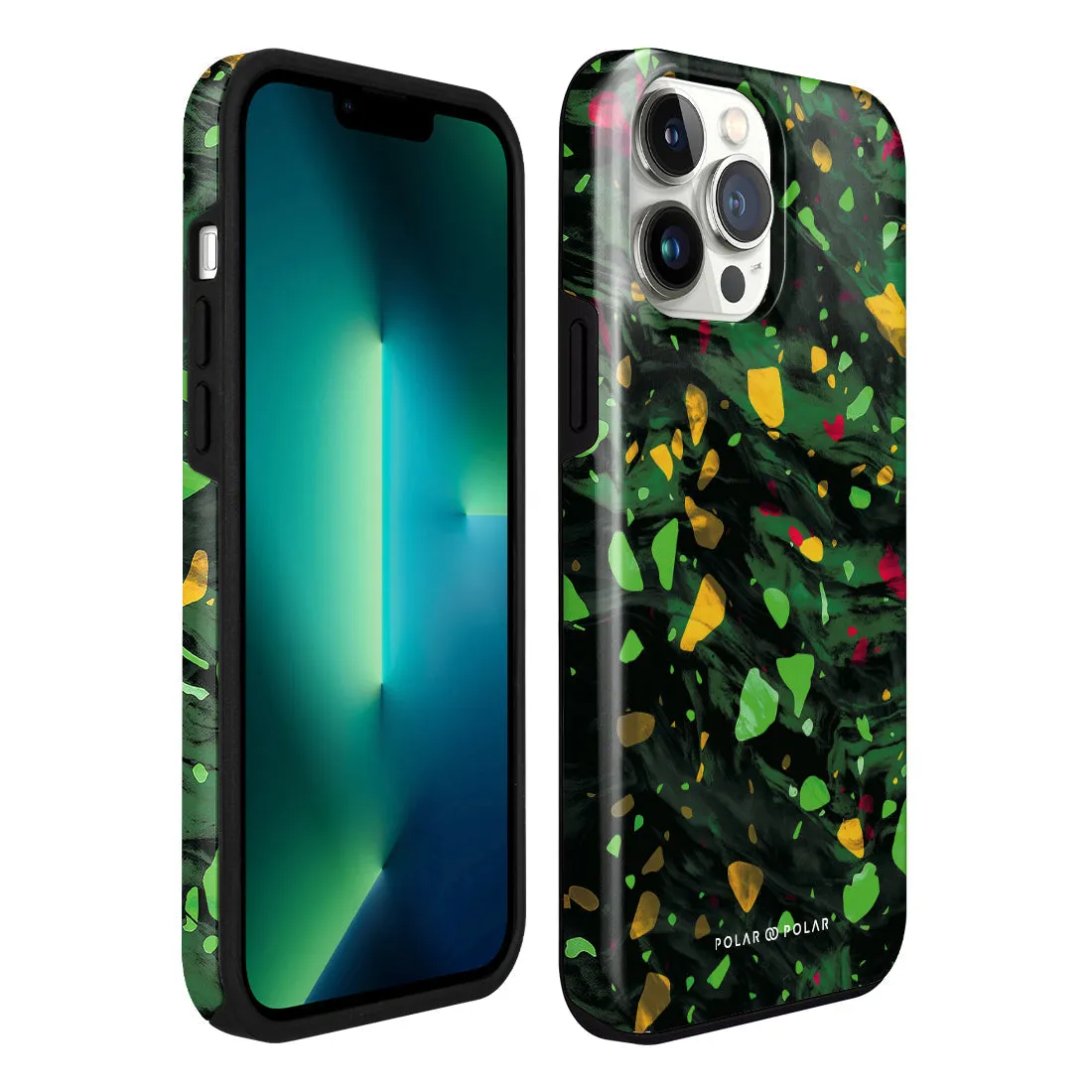 Malachite Terrazzo Gem Custom - iPhone 13 Pro Max Case