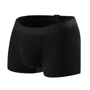 Men’s Anatomical Boxer Briefs Classic w/fly Light Plus – Experience Ultimate Breathability & Comfort, Black