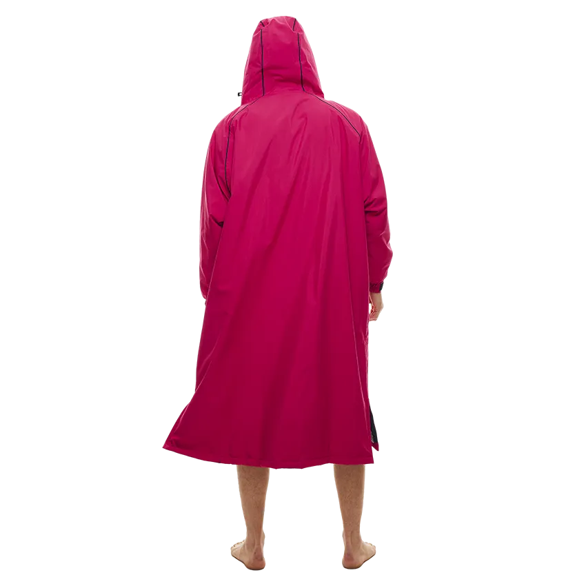 Men's Long Sleeve Pro Change Robe EVO - Fuchsia